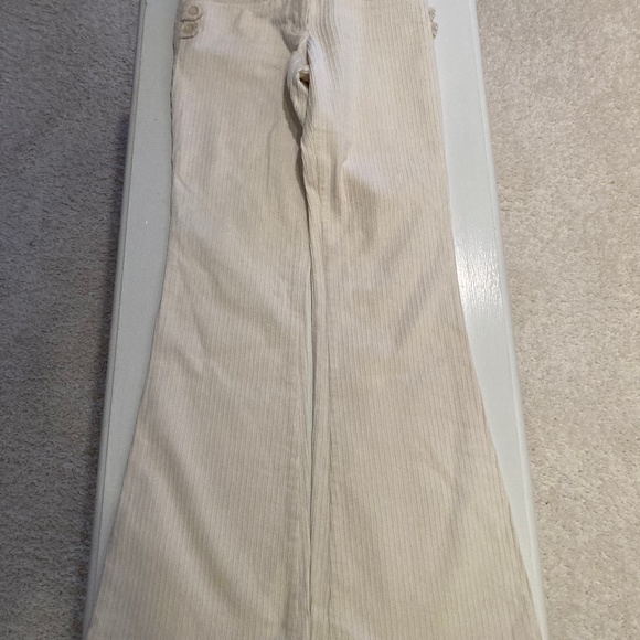 Bebe Corduroy Pants Off White Size 0 NWOT - Picture 13 of 16